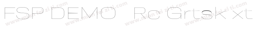 FSP DEMO   Rc Grtsk xtrWd字体转换